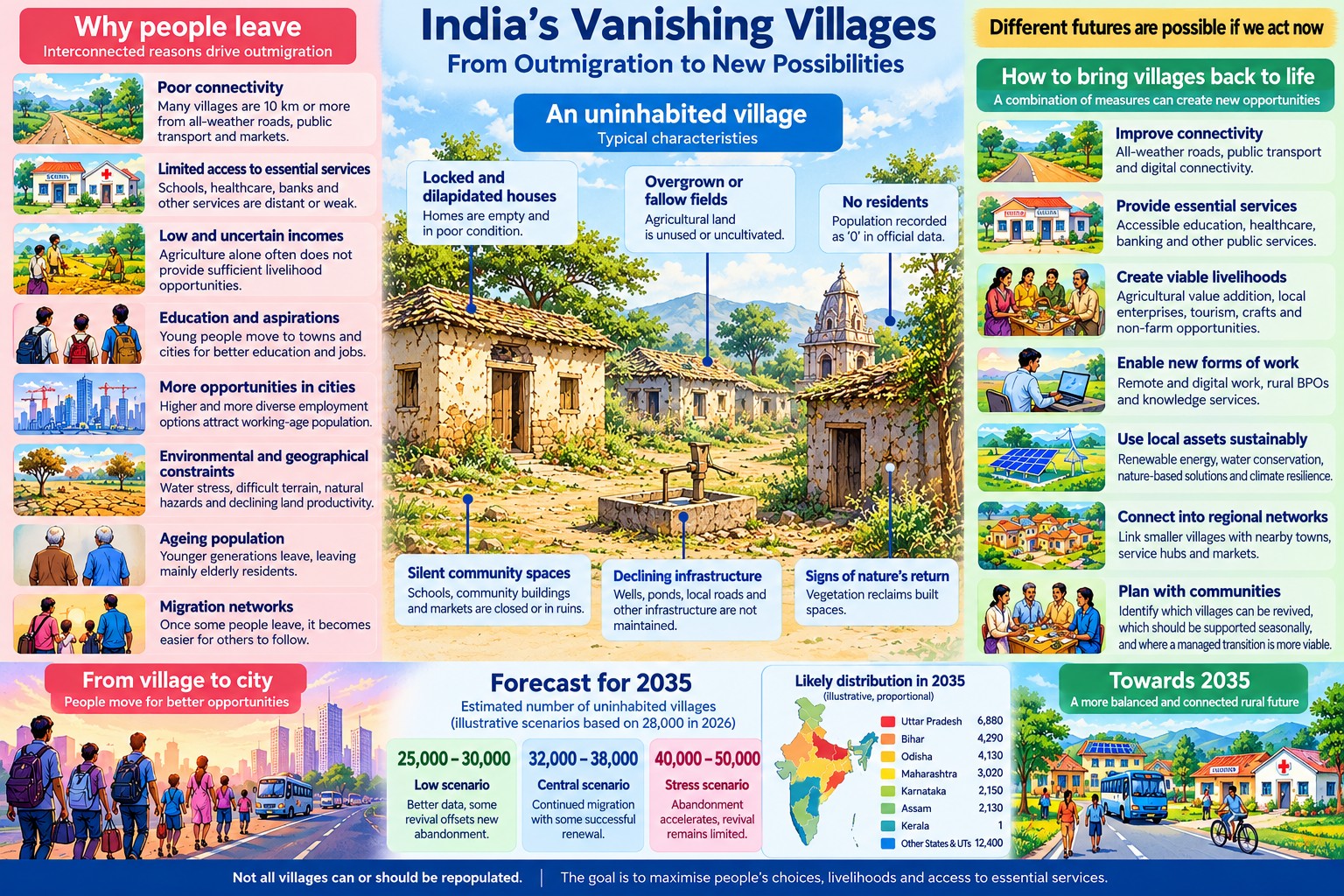 INDIAS UNINHABITED VILLAGES